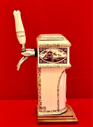 GRIFO DE CERVEZA CRUZCAMPO/ MARRON OSCURO/ AÑOS 90
