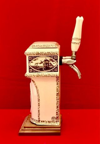 GRIFO DE CERVEZA CRUZCAMPO/ MARRON OSCURO/ AÑOS 90