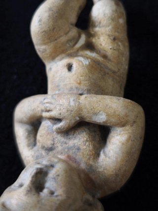 Niño Jesús Olot Antiguo Escayola 8,2 cm