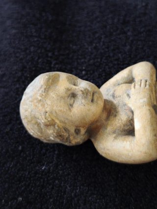Niño Jesús Olot Antiguo Escayola 8,2 cm