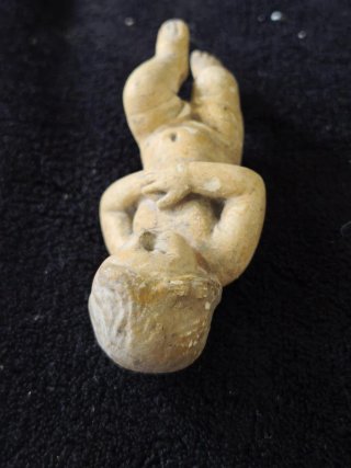 Niño Jesús Olot Antiguo Escayola 8,2 cm