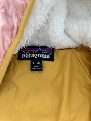 Buzo Patagonia Plumas Rosa 6-12m
