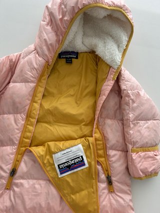 Buzo Patagonia Plumas Rosa 6-12m