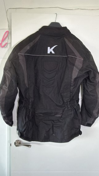 Chaqueta Moto Kerozen Negra y Gris Touring