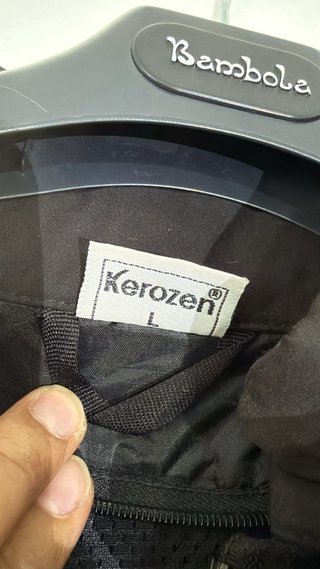 Chaqueta Moto Kerozen Negra y Gris Touring