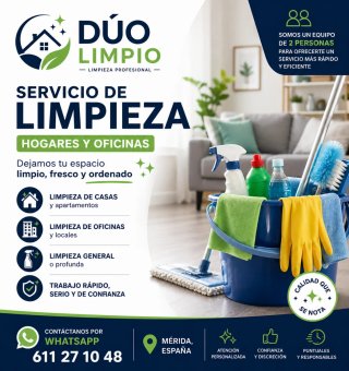 Limpieza de casas y oficinas