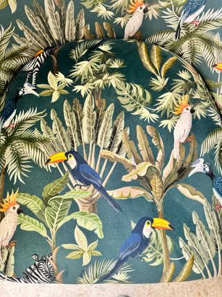 2 Sillones terciopelo Estampado Selva