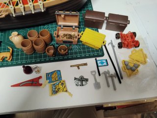Barco Pirata Playmobil 3550 con accesorios