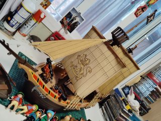 Barco Pirata Playmobil 3550 con accesorios