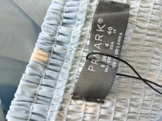 Vestido lunares azul y blanco nuevo