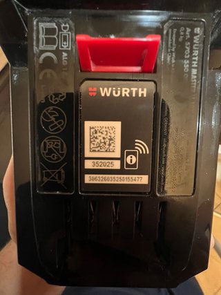 Batteria Wurth 18V 5Ah
