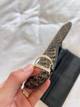Cartera Dior Monogram Marrón y Negra