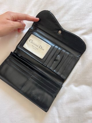 Cartera Dior Monogram Marrón y Negra