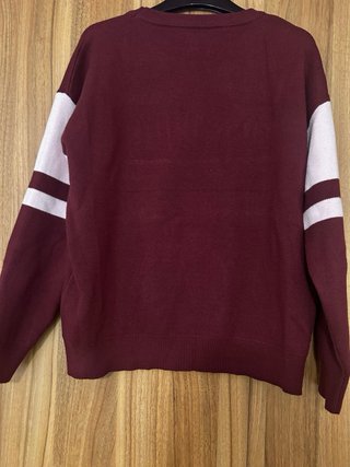 Sudadera / jersey Talla Única color vino con letra