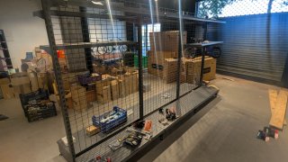 Estanterías metálicas de rejilla