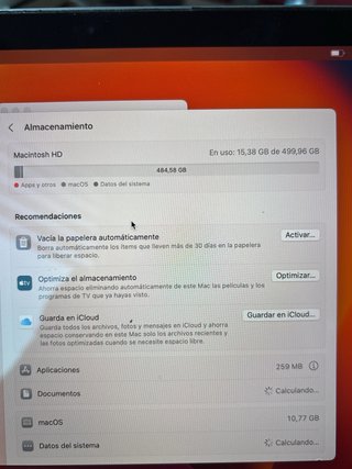 MacBook Pro Apple Gris 2017 core i5/8gb/512gb/13”