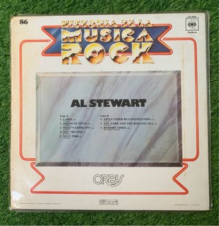 Lote 3 LPs Al Stewart, Bob Dylan, Leonard Cohen