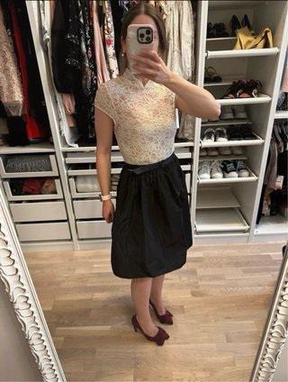 Vestido Alice + Olivia Beige
