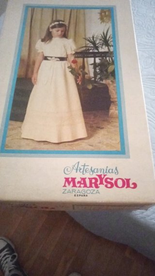 Vestido de comunión blanco y rosa