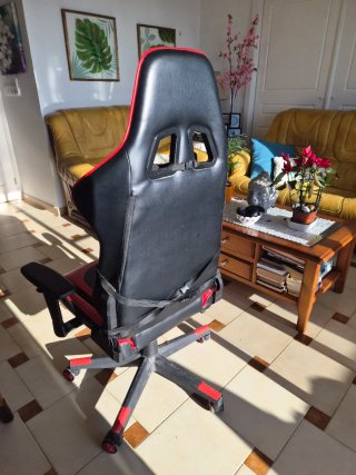 Silla Gaming Roja y Negra