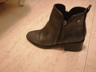 Botines grises mujer, muy nuevos