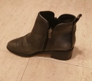 Botines grises mujer, muy nuevos