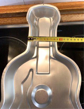 Molde 3D XXL GUITARRA de WILTON