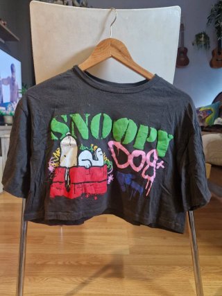 Camiseta Bershka Snoopy Talla S