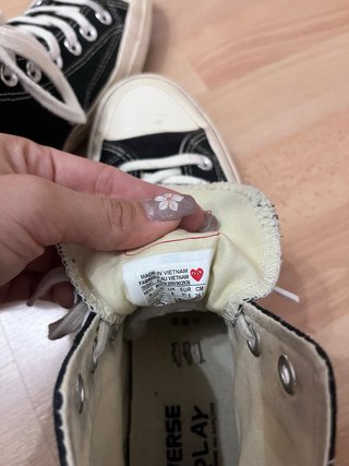 Converse x CDG PLAY Chuck 70 Talla 41.5