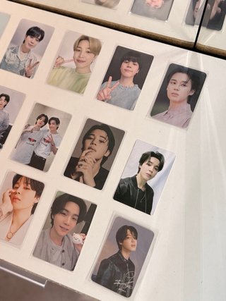 Photocard Suga y Jimin BTS
