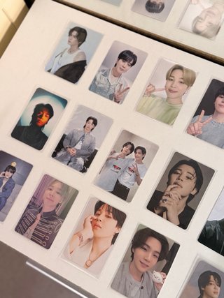 Photocard Suga y Jimin BTS