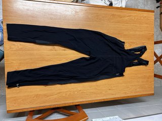 Pantalón de esquí Löffler negro con tirantes