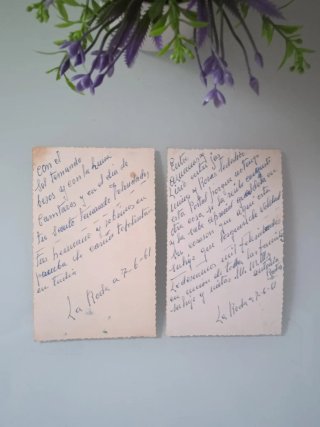 2 Postales Antiguas Años 50