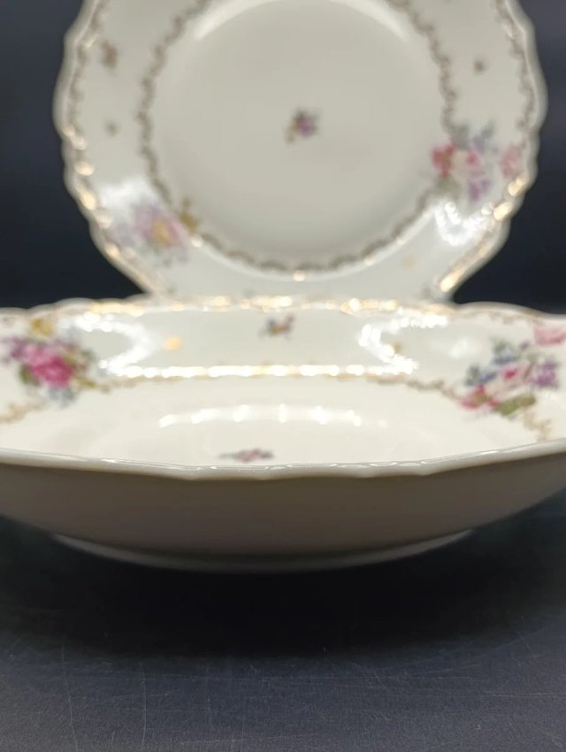 Set bandejas porcelana Limoges