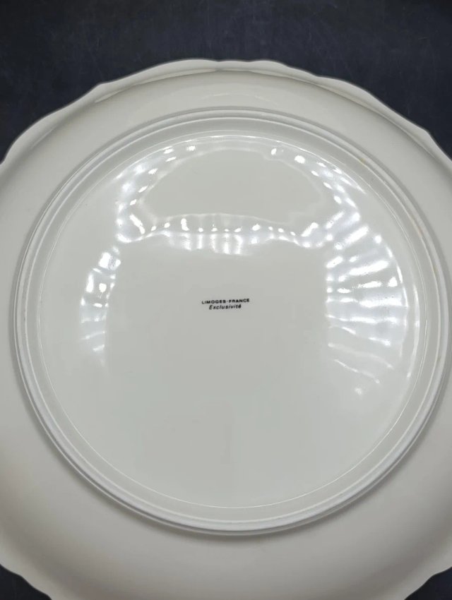 Set bandejas porcelana Limoges