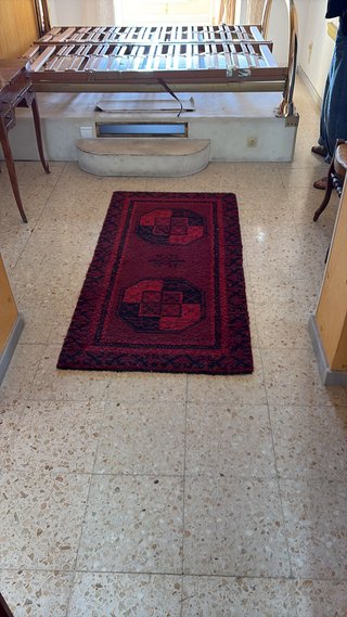 2 Alfombras de lana y tela