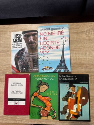 Pack 5 libros varios