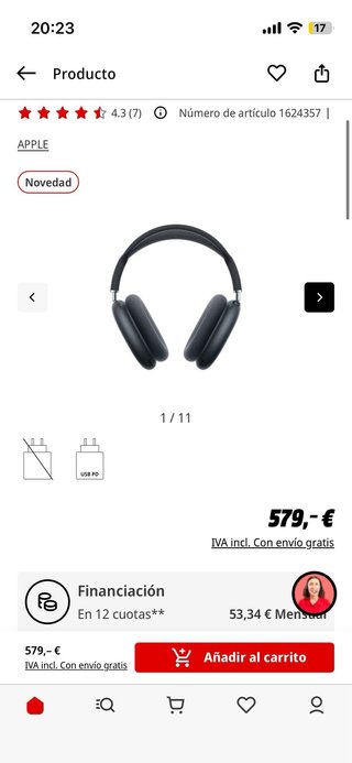 AirPods Max Negros