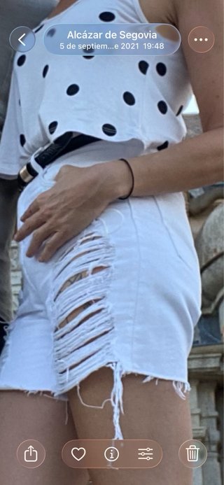 Lote 4 shorts vaqueros desgastados