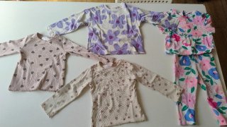Lote Ropa Niña 2 Años: 4 Camisetas y Pantalón