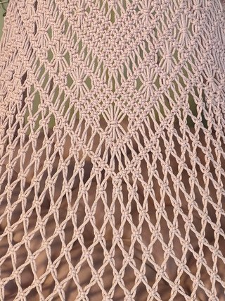 Sillón Colgante Macramé Hecho a Mano