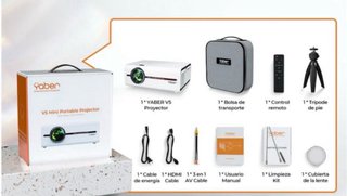 Proyector Yaber V5 Mini Portátil