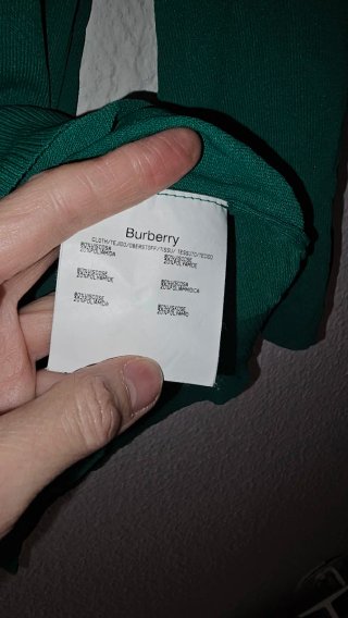 Jersey vintage verde Burberry