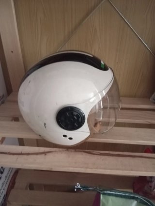 Casco moto vintage italiano