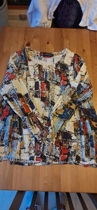 Camisa Bella Blue Multicolor Mujer