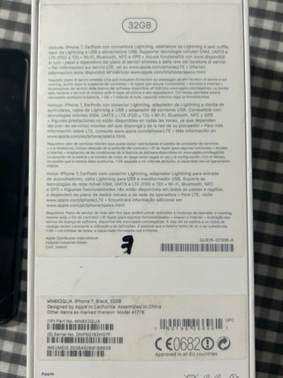 iPhone 7 32GB Negro con Caja Original