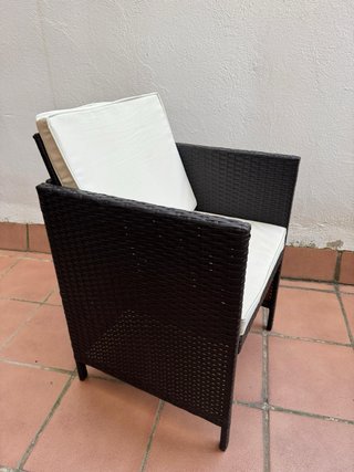 Conjunto Terraza – Mesa cristal + sillas