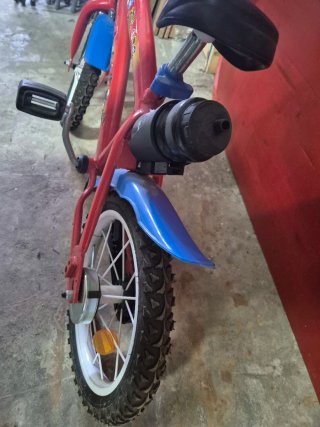 Bicicleta Paw Patrol Roja y Azul