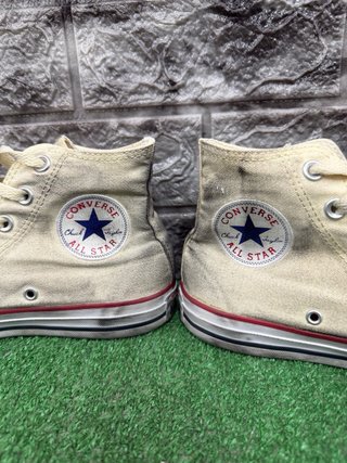 Converse Beige/Grigio Taglia 38