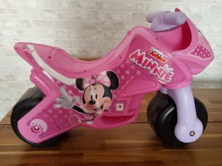 Moto correpasillos Minnie Mouse rosa